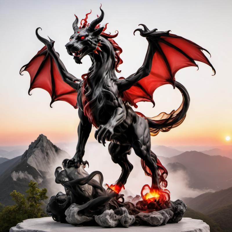 00017-A red skinned [dragon_devil_.5] with red eyes standing on a stone mountain, background a beautiful sunset, 8k resolution, photog.png